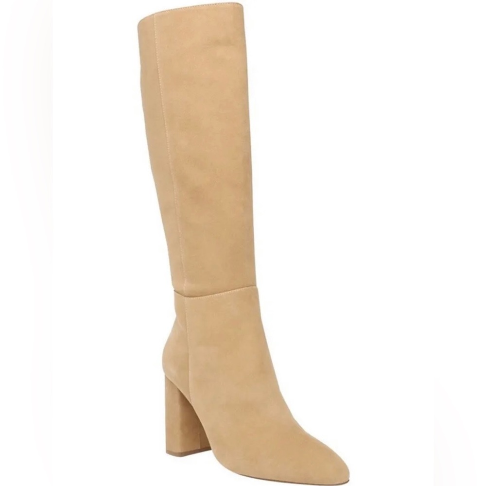 STEVE MADDEN Ninny Camel ~ Suede Leather Knee High Boots. - Picture 3 of 6